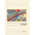 Vintage Lined Notebook Greetings from Washington, DC - Paperback