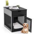 2-In-1 Dog House with Drawer and Wired Wireless Charging