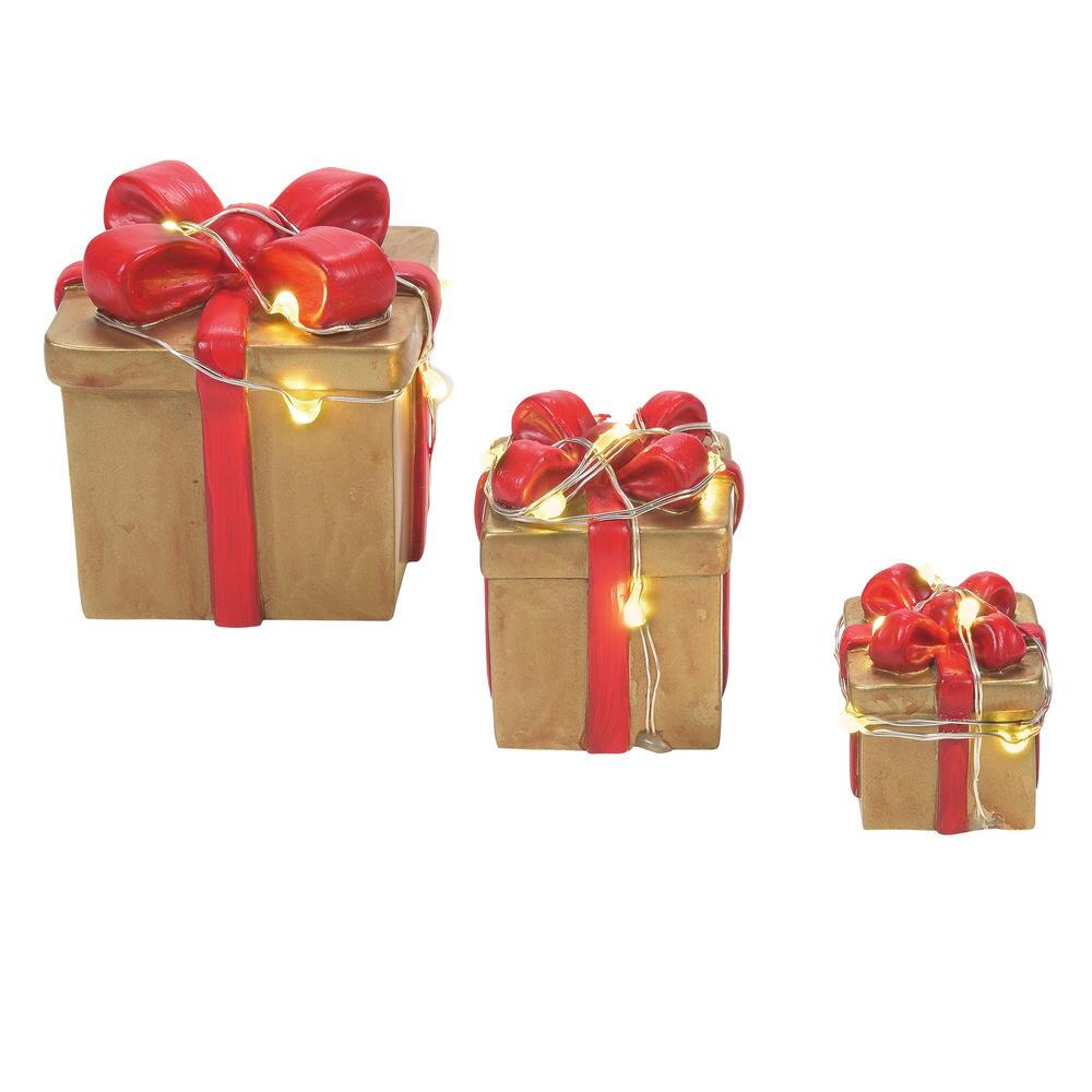 Lit Festive Gift Box - Set of 3
