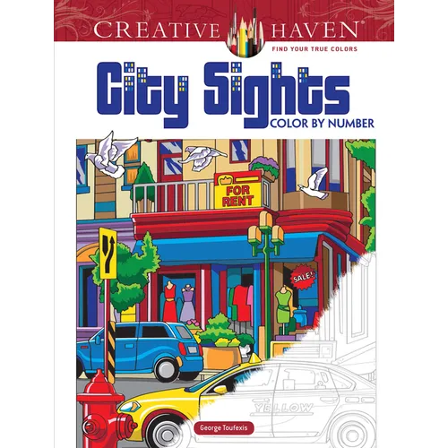 Creative Haven City Sights Color by Number - Paperback