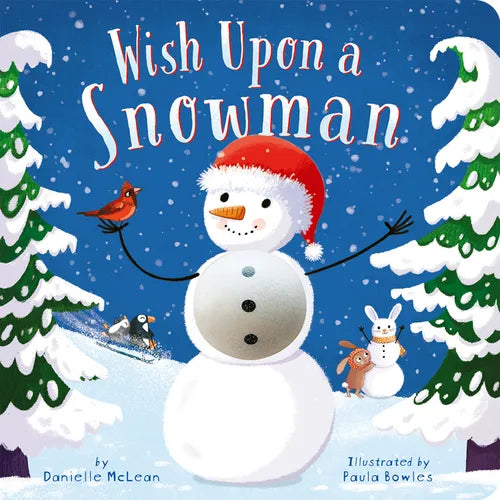 Wish Upon a Snowman: A Touch-And-Feel Christmas Board Book with Squishy Snowman for Kids and Toddlers - Board Book