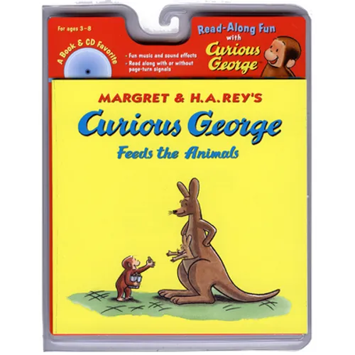 Curious George Feeds the Animals Book & CD [With CD] - Paperback