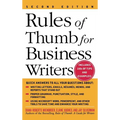 Rules of Thumb for Business Writers - Hardcover