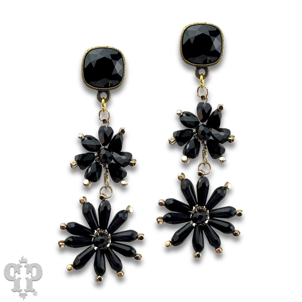 Flower bead and Austrian with crystals from Swarovski®- LC