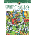 Creative Haven Country Gardens Coloring Book - Paperback