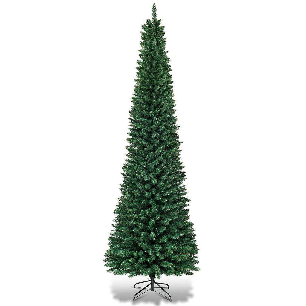 PVC Artificial Slim Pencil Christmas Tree