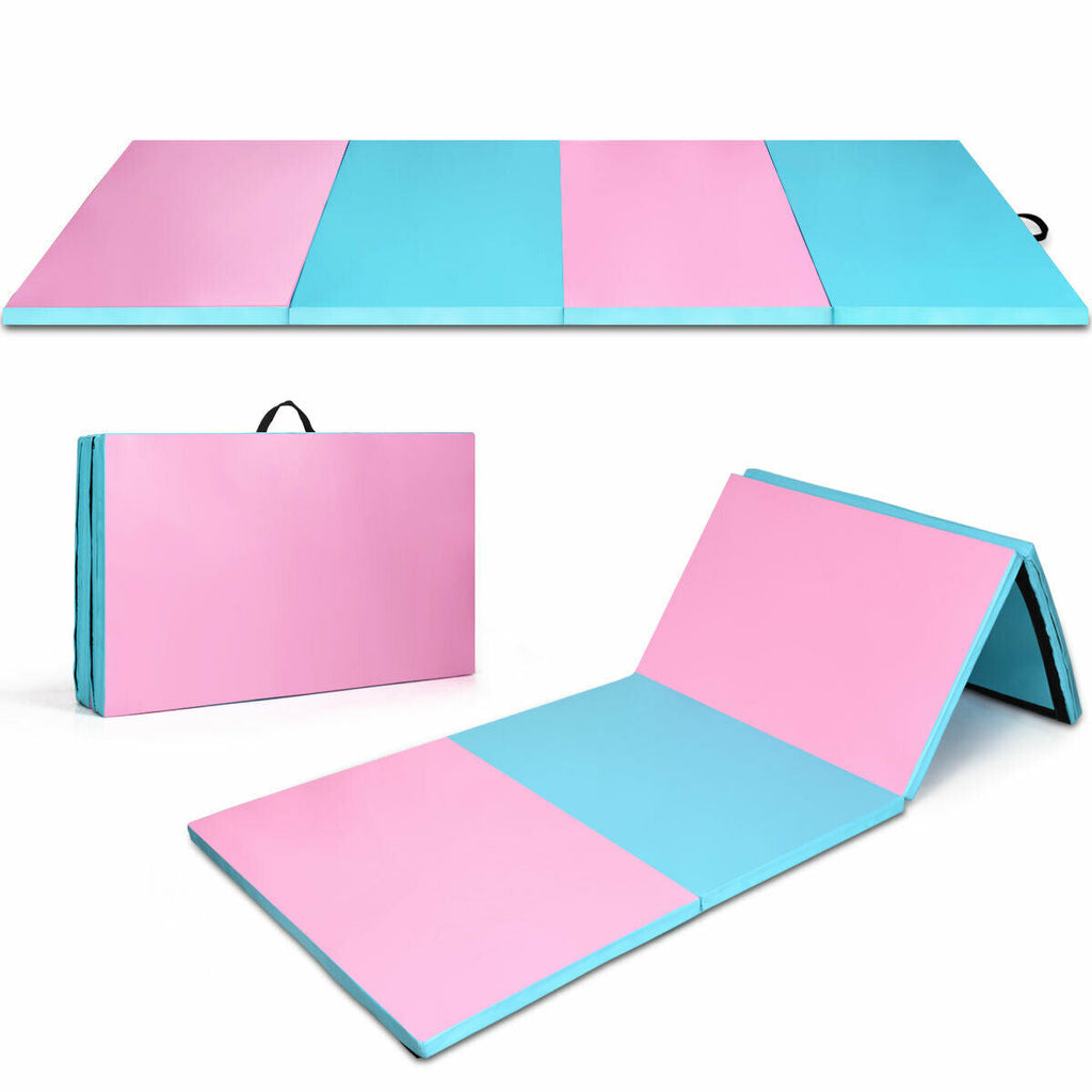 4 Feet x 10 Feet x 2 Inch Folding Gymnastics Tumbling Gym Mat