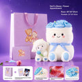 Rose-flavored Custard Sheep Doll Rose Bouquet Set