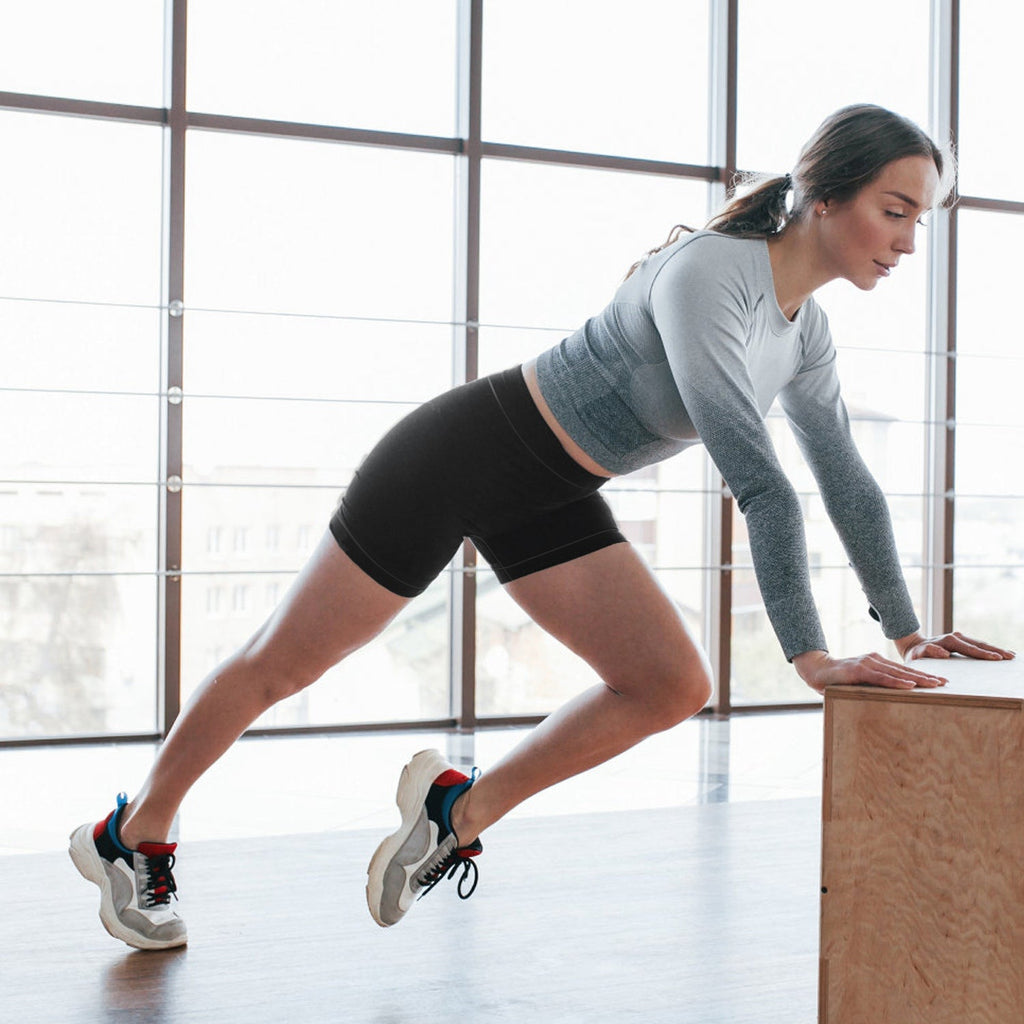 High-Waist Biker Shorts with Tummy Control for Workouts