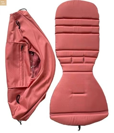 Solid-color Stroller Sunshade Canopy Pad