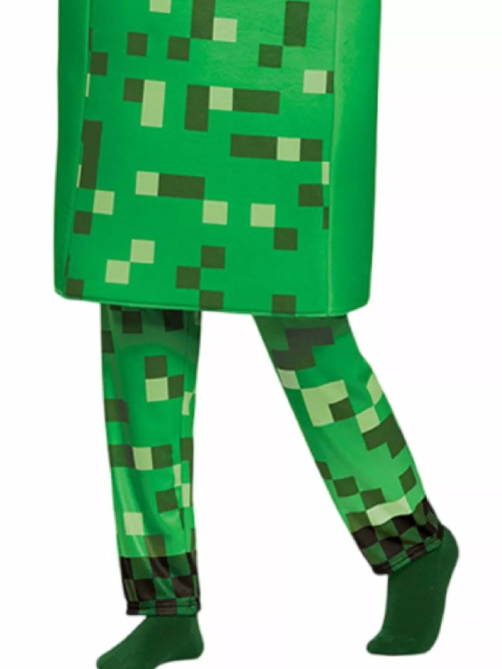 Children's Minecraft Pixelated Print Costume Set