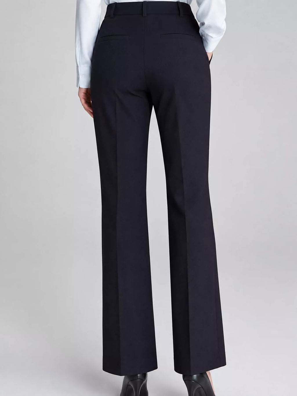 High-Waisted Straight-Leg Pants