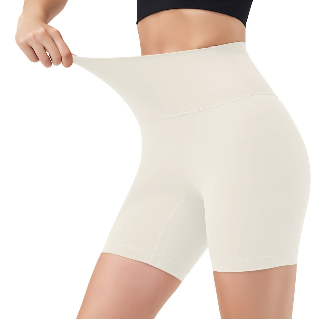 High-Waist Biker Shorts with Tummy Control for Workouts