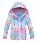 Springautumn New-arrival Dinosaur-print Gradient-color Zip-up Hoodie For Boys And Girls
