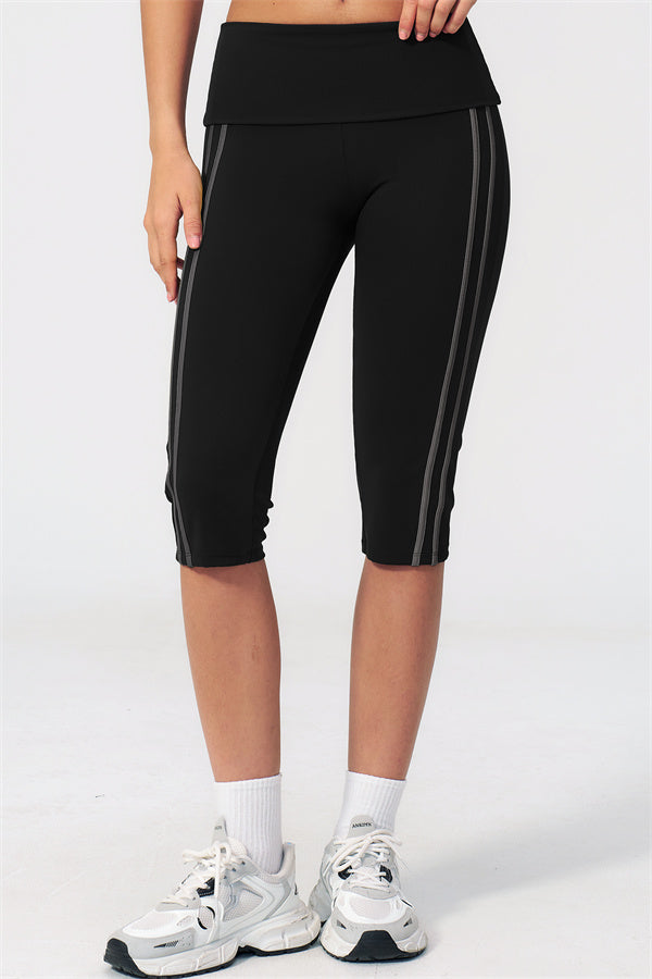 The Evoke Crop Top Capri Leggings 2-Piece Set