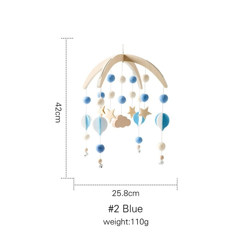 Crib Rattle Three-month-old Newborn Stroller Crib Headboard Rattle