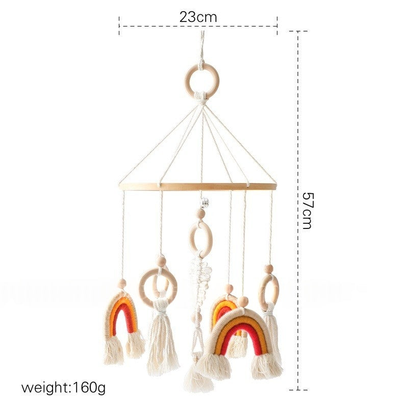 Crib Rattle Three-month-old Newborn Stroller Crib Headboard Rattle