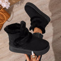 Round Toe Platform Boots
