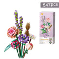 Building Blocks Decoration Immortal Flower Arrangement Girls Assembled Toys
