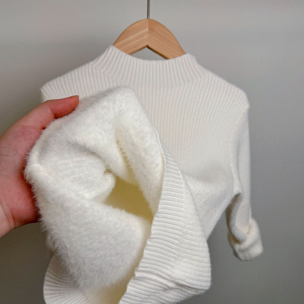 Children's Mock Neck Sweater Knitwear Top