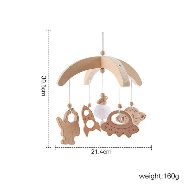 Crib Rattle Three-month-old Newborn Stroller Crib Headboard Rattle