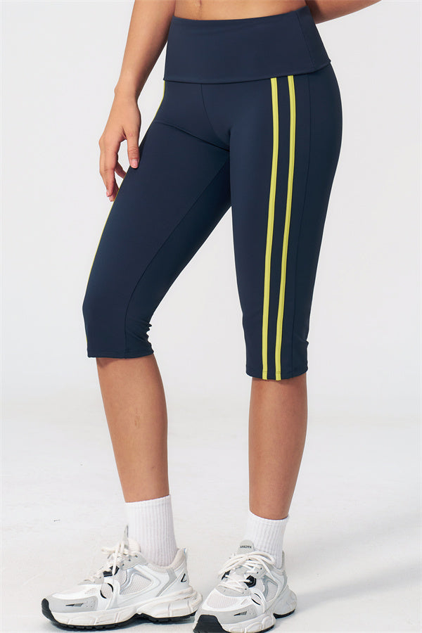 The Evoke Crop Top Capri Leggings 2-Piece Set
