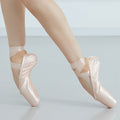 Lace-up Ballet Shoes Satin Leather Pointe Shoes Ballet Training Shoes Hard Shoes