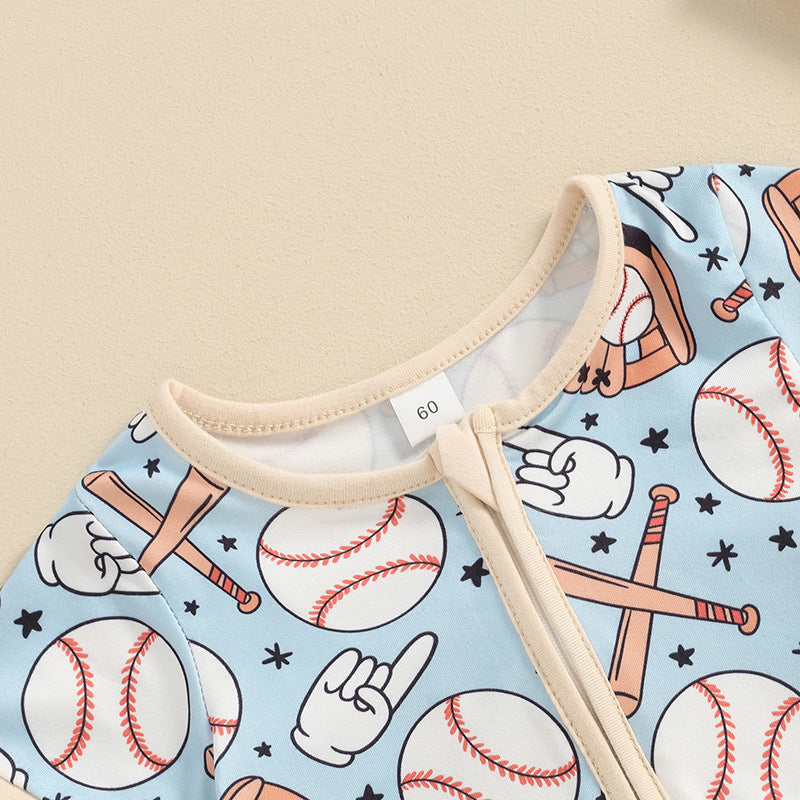 Baby Summer Short-sleeve Onesie Thin-style Newborn Clothing