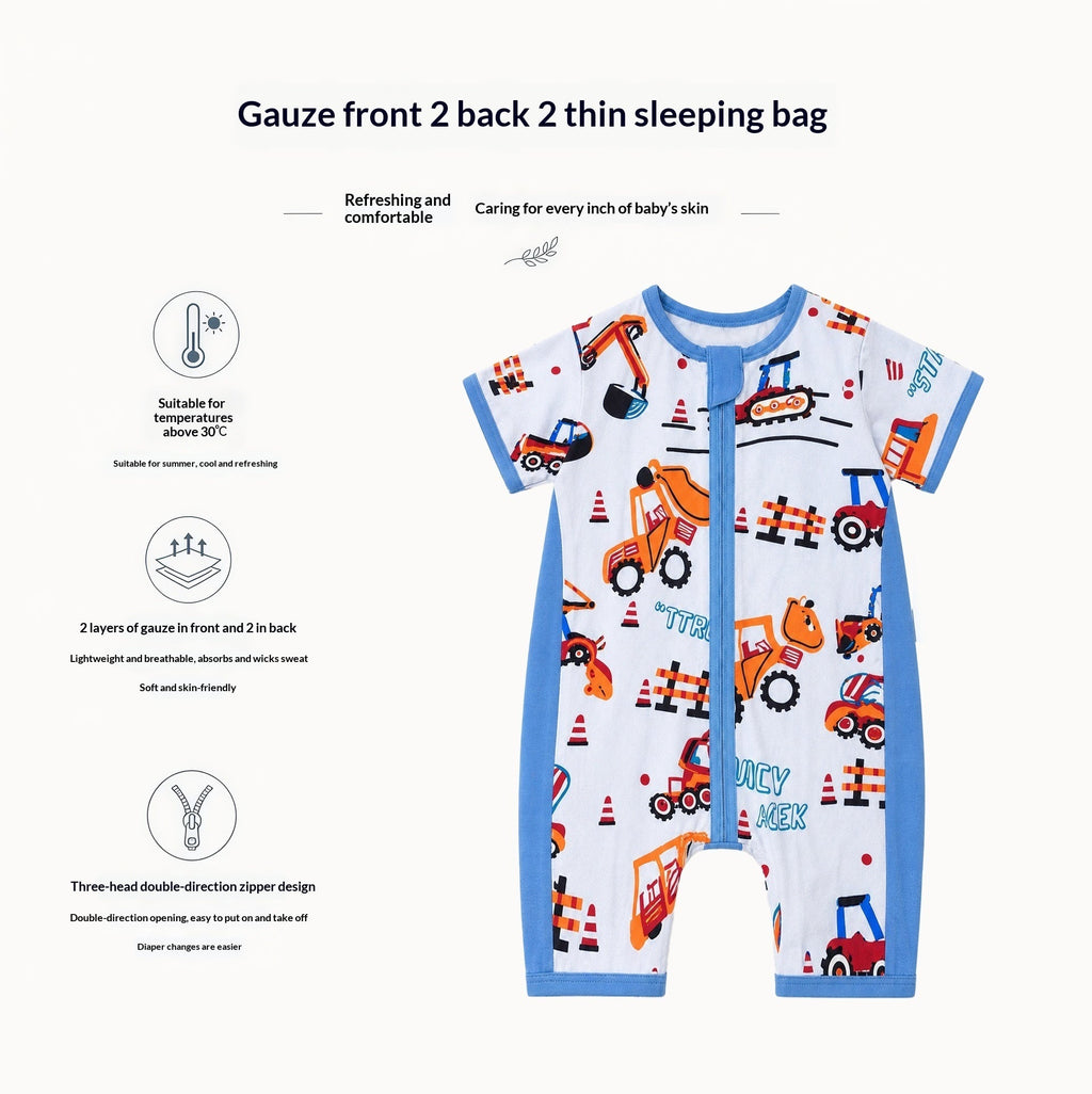 Dudu SpringSummer Lightweight Baby Gauze Sleeping Bag