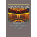 Purposive Interpretation in Law - Paperback