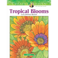 Creative Haven Tropical Blooms Coloring Book - Paperback