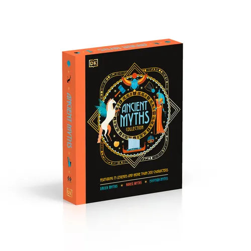 Ancient Myths Collection: Greek Myths, Norse Myths and Egyptian Myths: Featuring 75 Legends and More Than 200 Characters - Hardcover