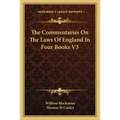 The Commentaries On The Laws Of England In Four Books V3 - Paperback