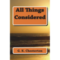 All Things Considered - Paperback
