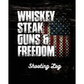 Whiskey Steak Guns & Freedom Shooting Log - Paperback