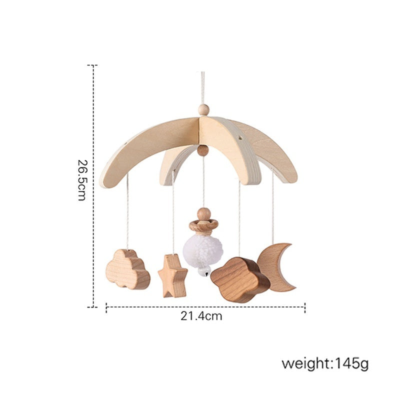 Crib Rattle Three-month-old Newborn Stroller Crib Headboard Rattle
