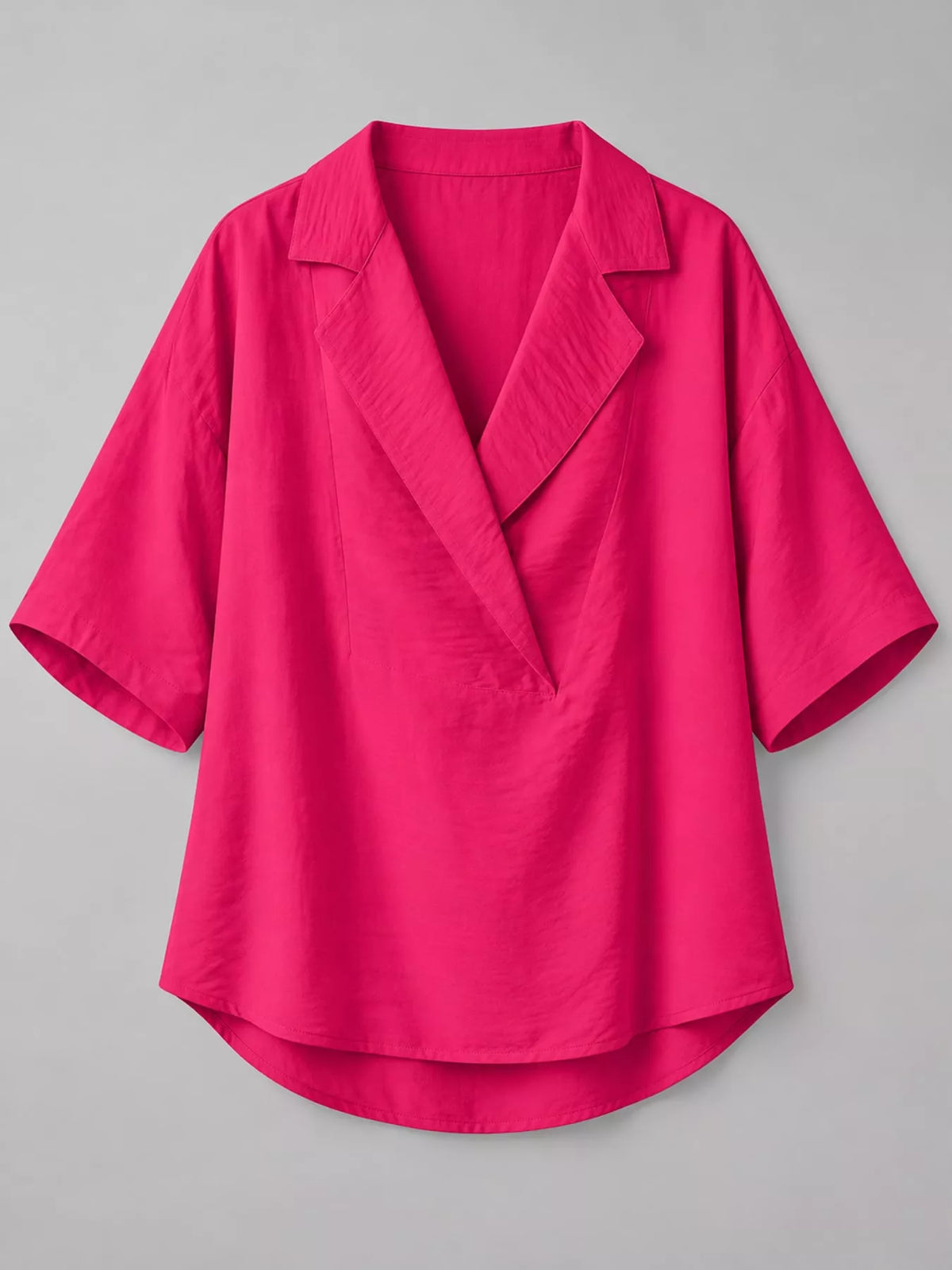 Half Sleeve Oversized Blouse