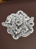 Eagle - Black & White UV Printed Patches
