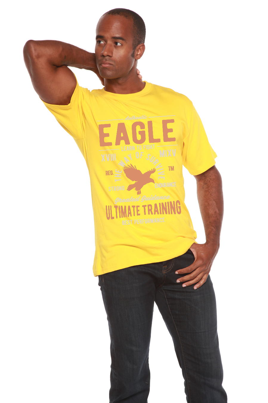 Eagle Men's Bamboo Viscose/Organic Cotton Short Sleeve Graphic T-Shirt