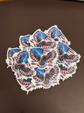 Eagle - RWB Flag UV Printed Patches