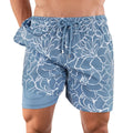 Early Bloom Hybrid Short, Compression Lined Swim and Resort Trunk