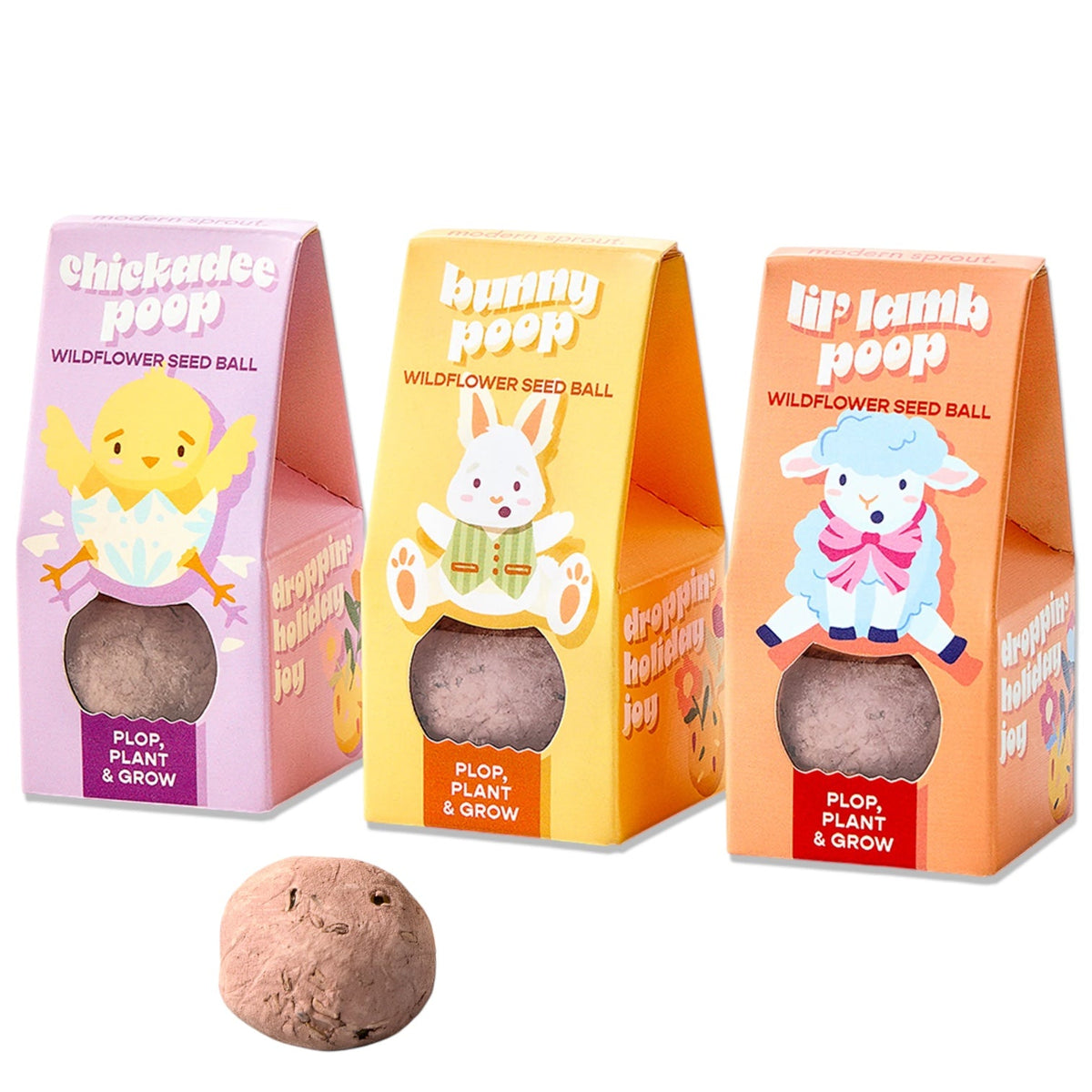 Easter Wildflower Plop Seed Ball | Modern Sprout