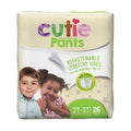 Unisex Toddler Training Pants Cutie Pants® Pull On with Tear Away Seams Size 2T to 3T Disposable Heavy Absorbency - WP7001/1