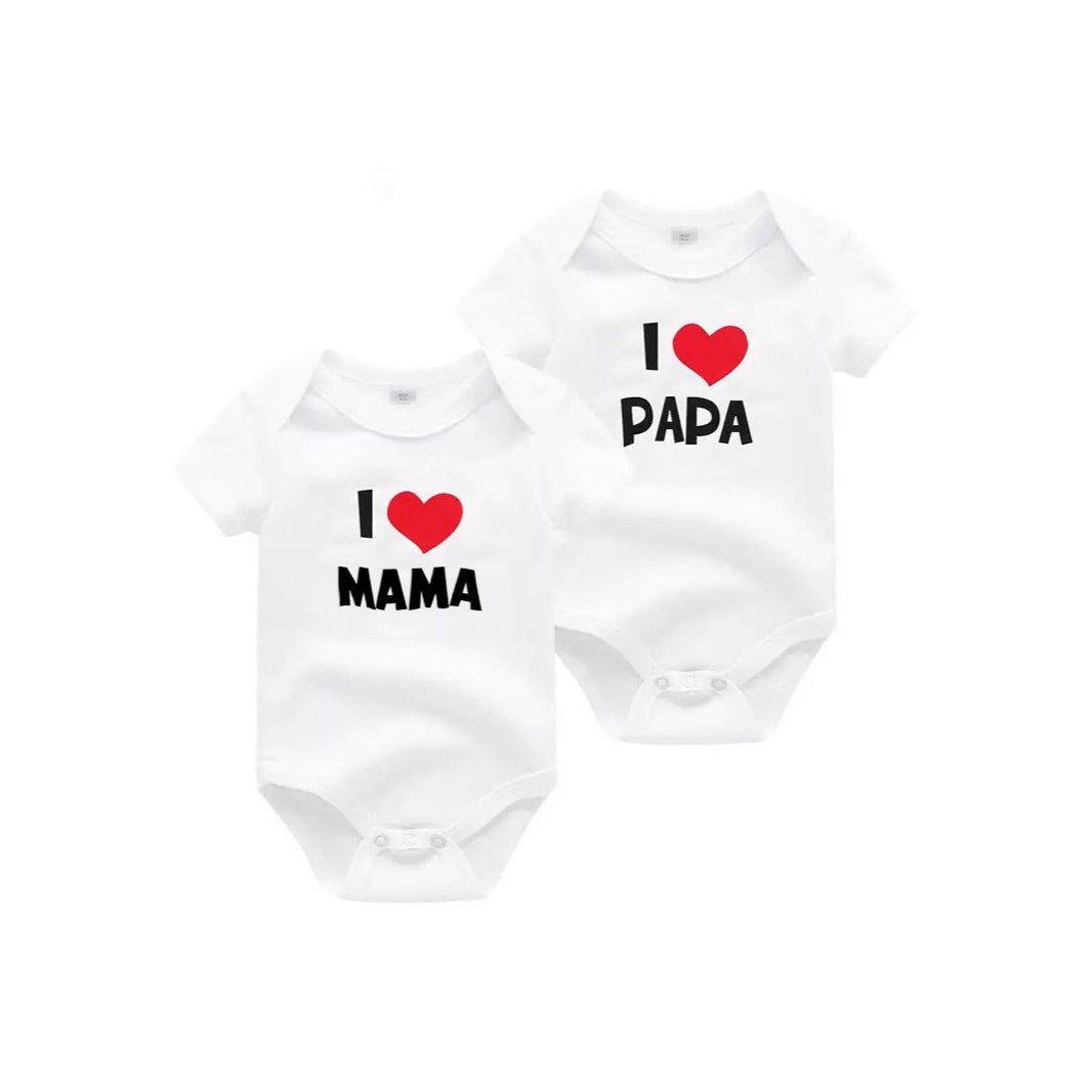 Newborn Cotton Printed Onesie