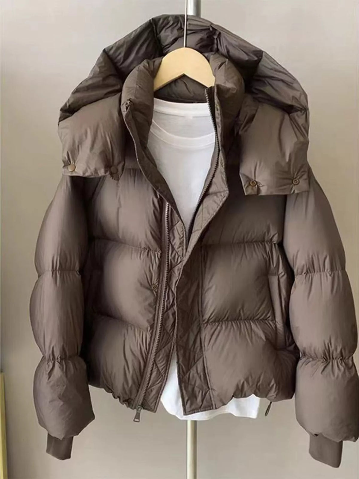 Quilted Hooded Puffer Jacket