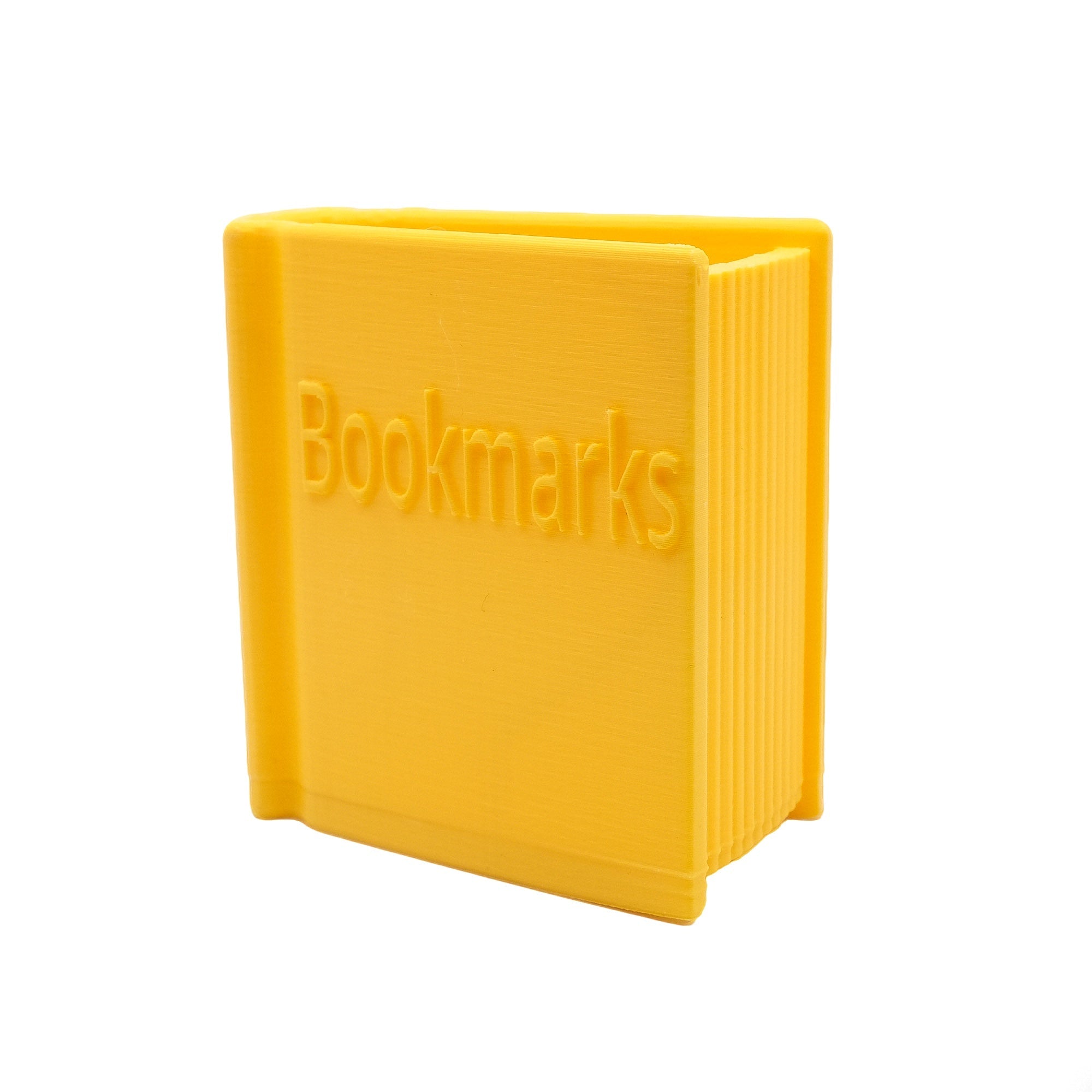 3D Printed Book-Shaped Bookmark Holder, Desktop Bookmark Organizer With Large Capacity, Decorative Book Style Storage Stand For Desk, Office, Reading Room & Bookshelf