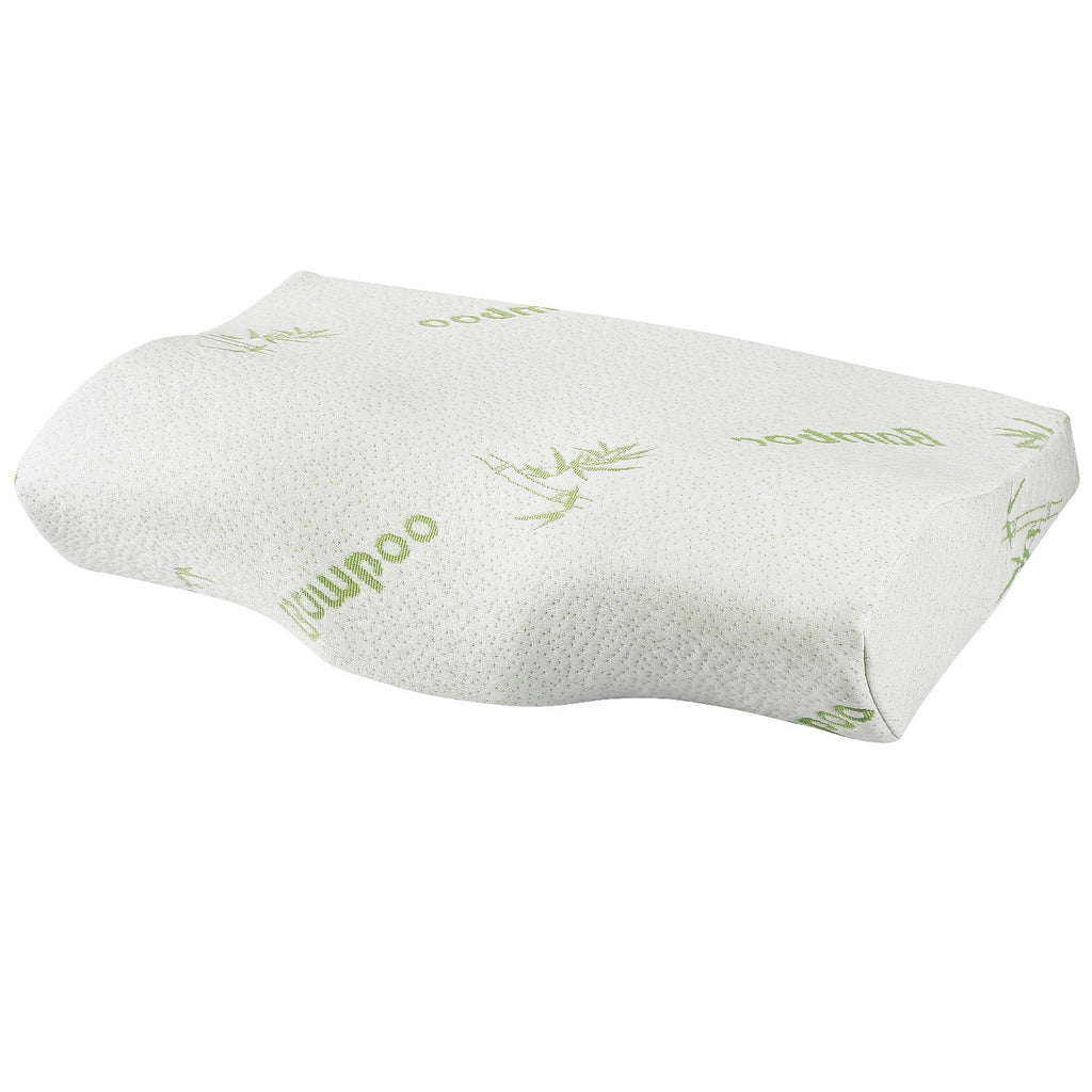 Bamboo Memory Foam Sleep Pillow with Cervical Support