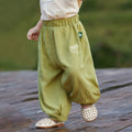 Childrens Mosquito-Proof Pants Solid-Color Casual Trousers