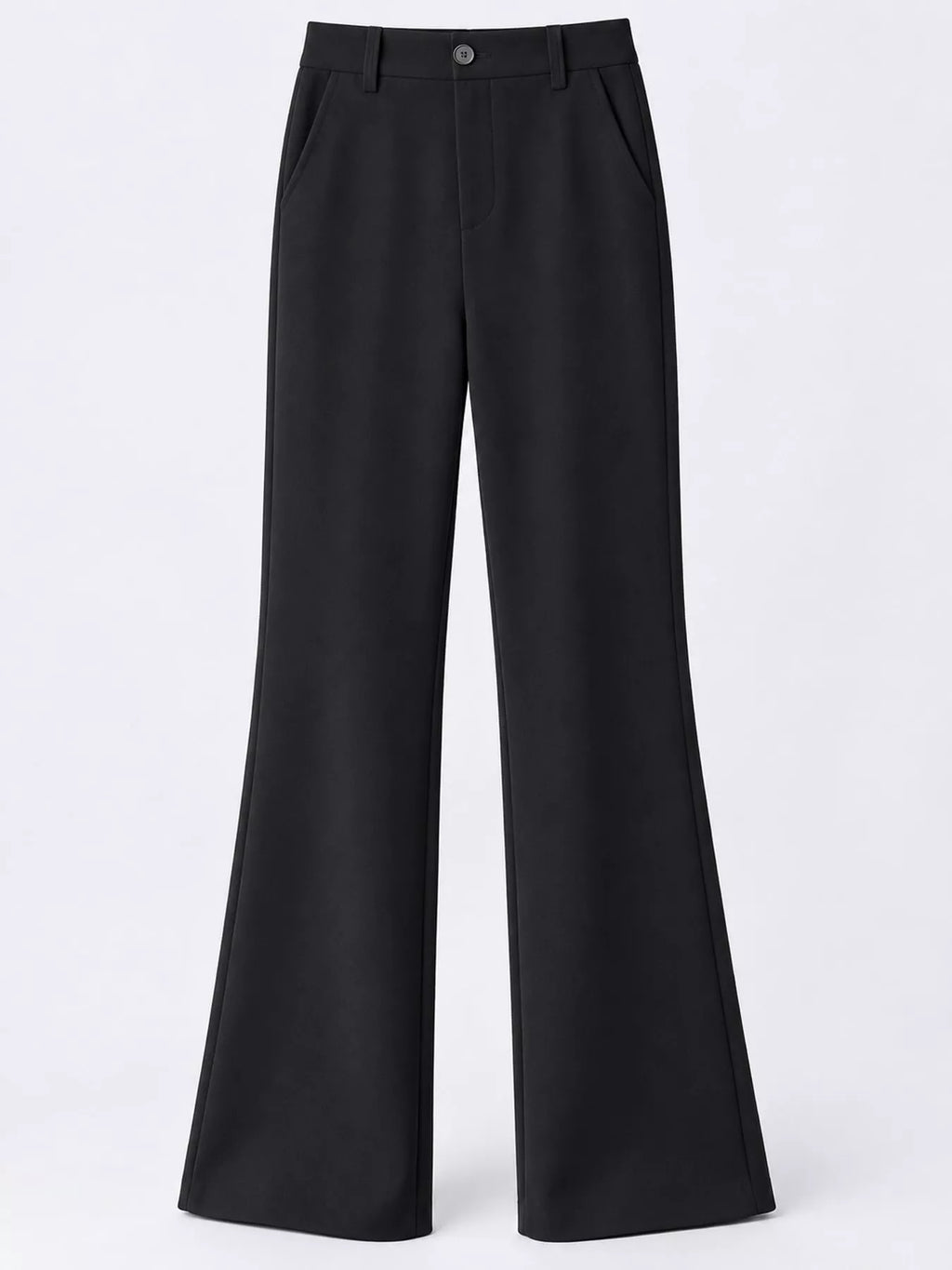 Full Size High-Waisted Slim-Fit Straight-Leg Pants Plus Size