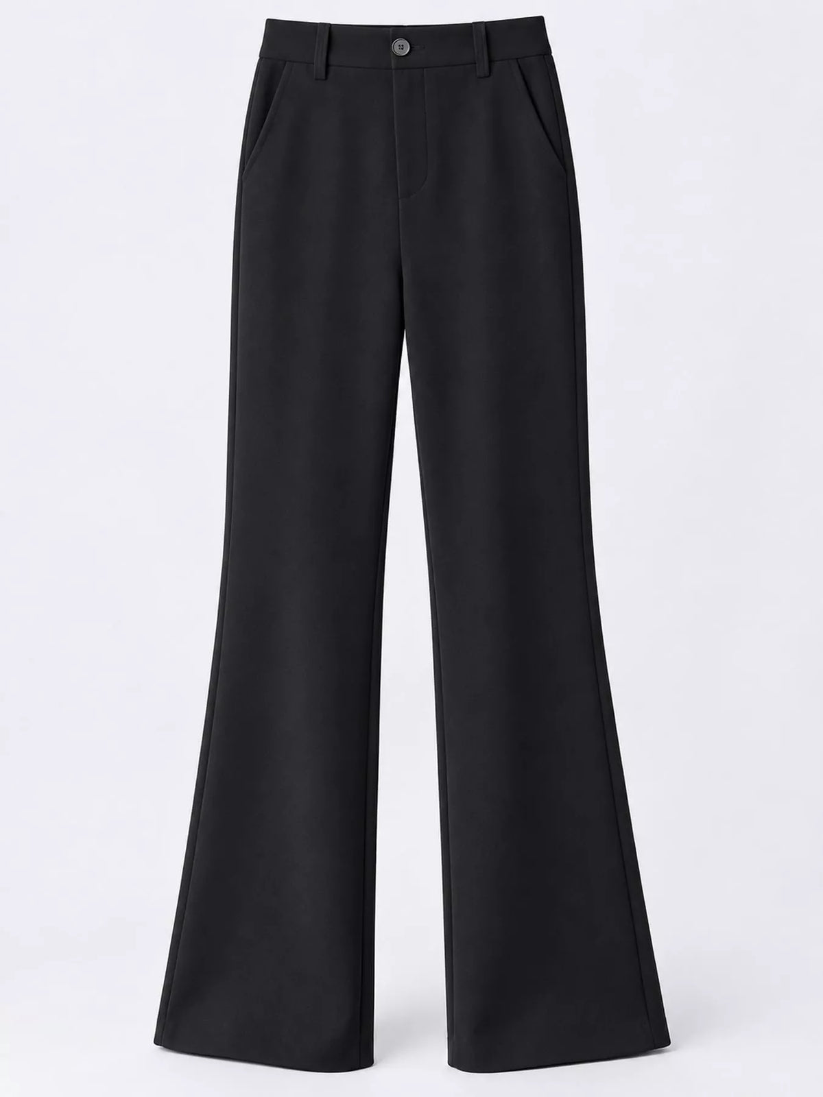 Full Size High-Waisted Slim-Fit Straight-Leg Pants Plus Size
